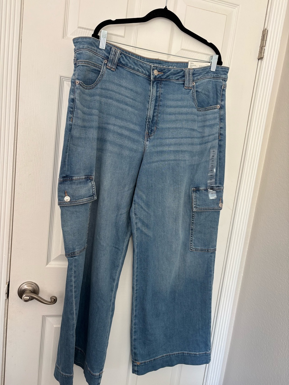 NWT Abercrombie wide leg baggy jean SZ 20